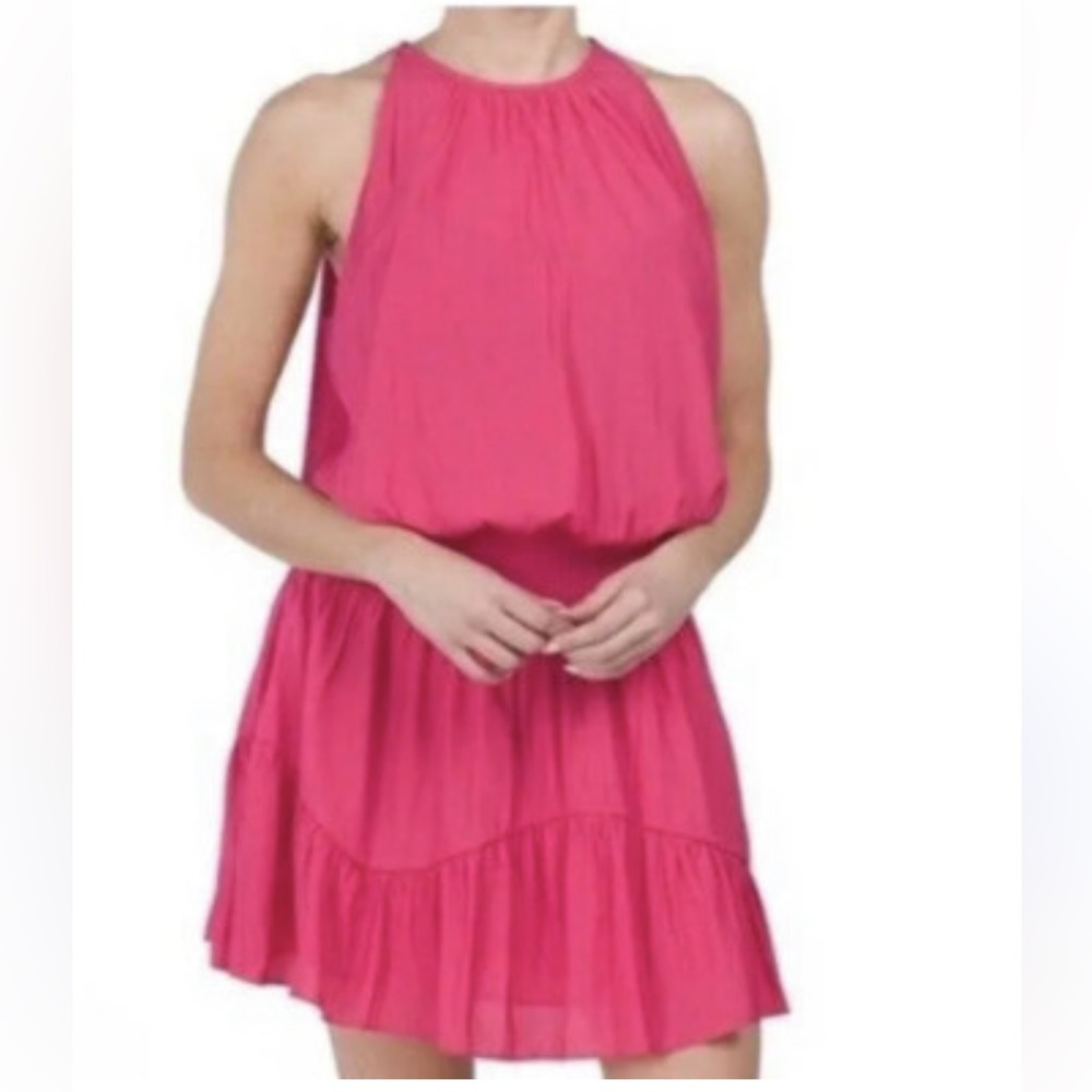 Ramy Brook Vibrant Pink Dress. Size Large. Great condition.
